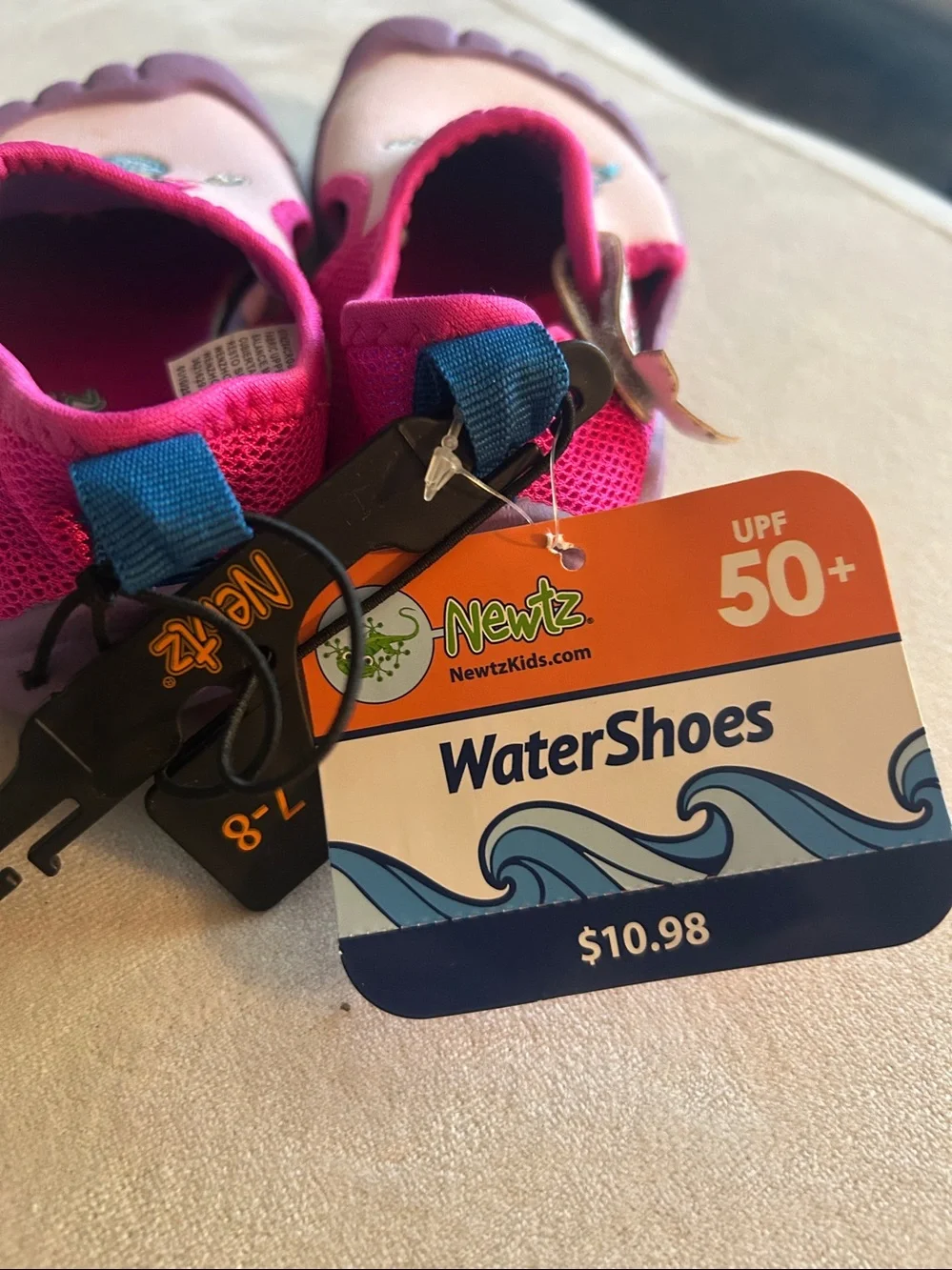 Kids' Pink & Purple Mermaid Water Shoes